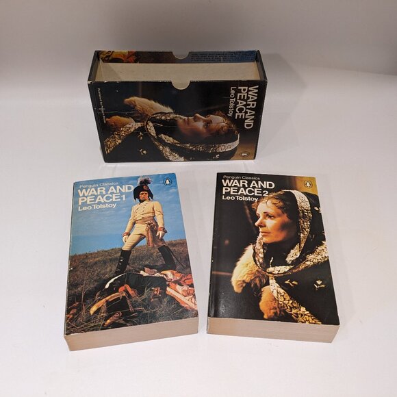 Vintage 1972 Penguin Classics Box Set – War and Peace by Leo Tolstoy – 2 Volumes - Picture 3 of 7